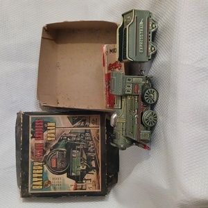 Battery Operated Cable Express Tin Train